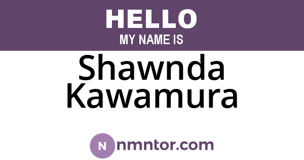 Shawnda Kawamura