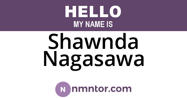 Shawnda Nagasawa