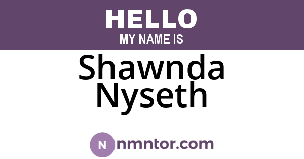 Shawnda Nyseth