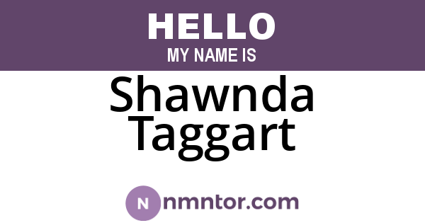 Shawnda Taggart