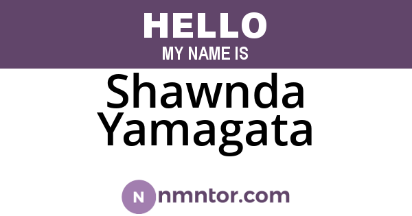 Shawnda Yamagata