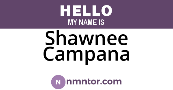 Shawnee Campana