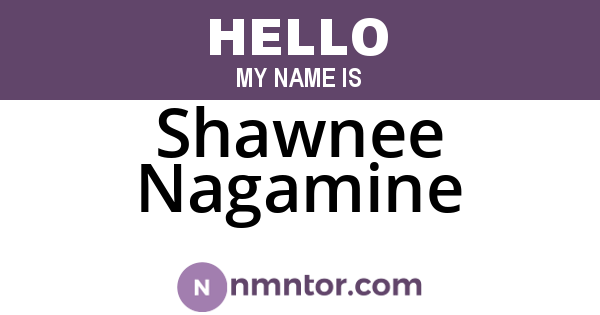 Shawnee Nagamine