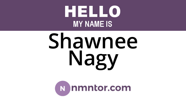 Shawnee Nagy