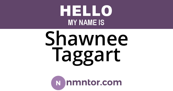 Shawnee Taggart