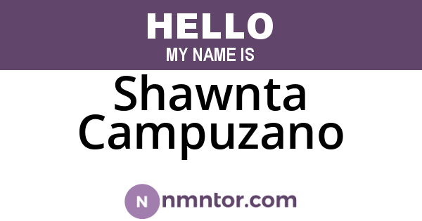 Shawnta Campuzano
