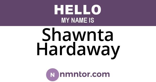 Shawnta Hardaway