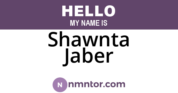 Shawnta Jaber