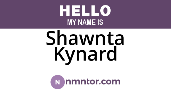 Shawnta Kynard