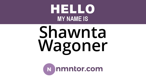 Shawnta Wagoner