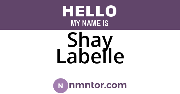 Shay Labelle