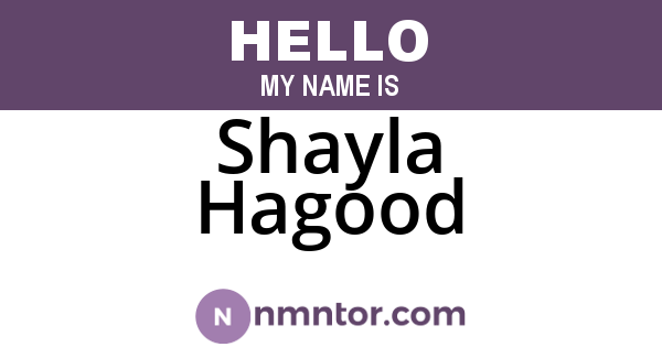 Shayla Hagood