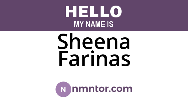 Sheena Farinas