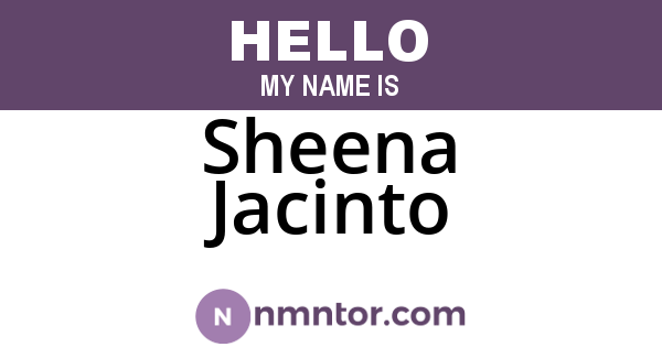 Sheena Jacinto