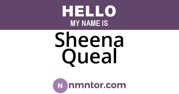 Sheena Queal