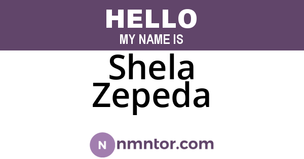 Shela Zepeda