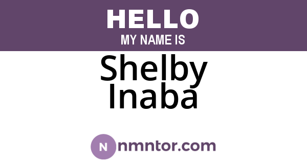 Shelby Inaba