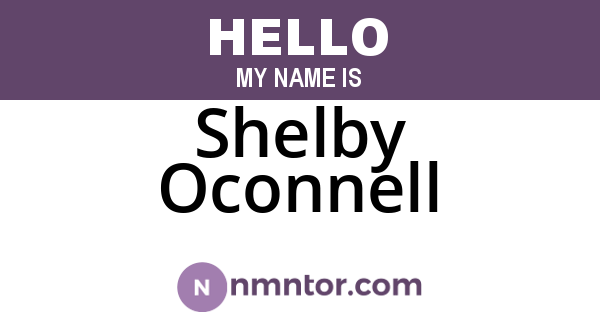Shelby Oconnell