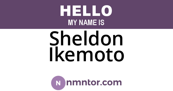 Sheldon Ikemoto
