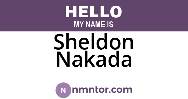 Sheldon Nakada