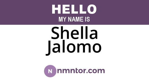 Shella Jalomo