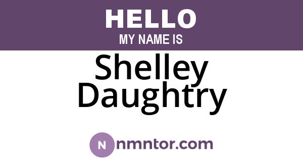 Shelley Daughtry