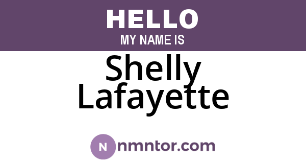 Shelly Lafayette