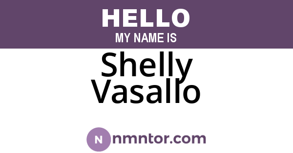 Shelly Vasallo