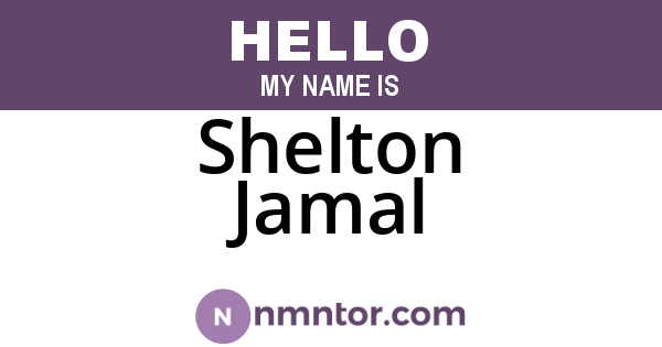 Shelton Jamal