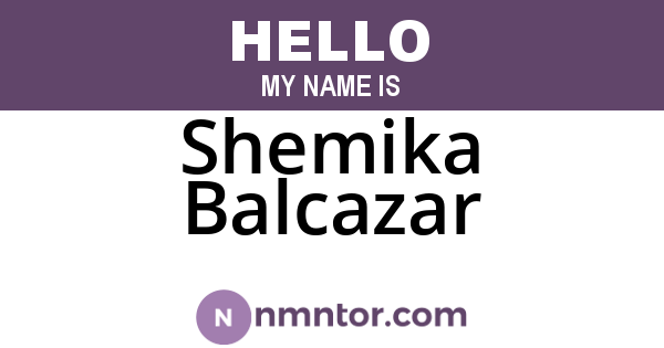 Shemika Balcazar