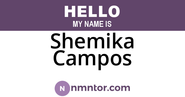 Shemika Campos