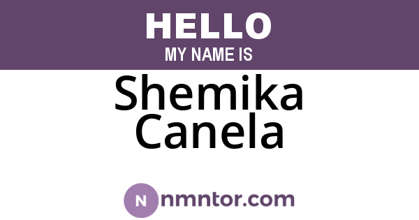 Shemika Canela