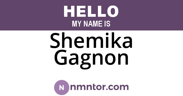 Shemika Gagnon