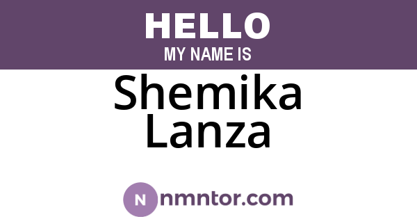 Shemika Lanza