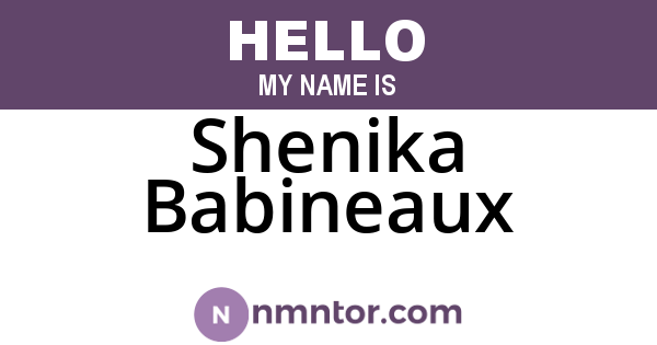 Shenika Babineaux