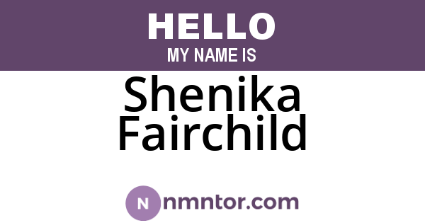 Shenika Fairchild