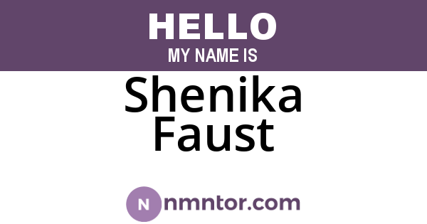 Shenika Faust