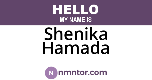 Shenika Hamada