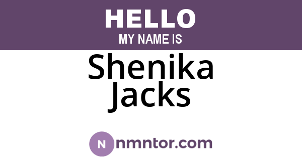 Shenika Jacks