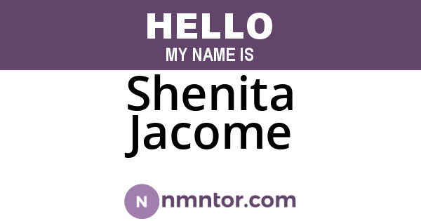 Shenita Jacome