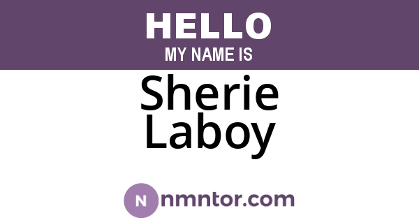 Sherie Laboy