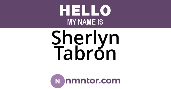 Sherlyn Tabron