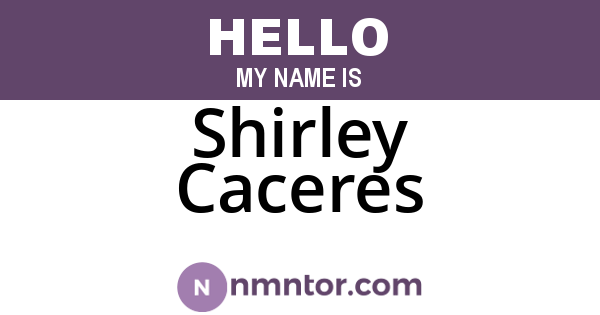 Shirley Caceres