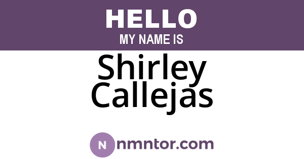 Shirley Callejas