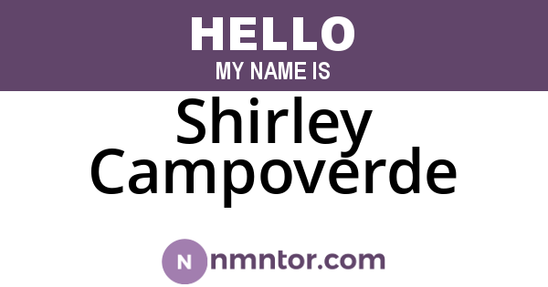 Shirley Campoverde