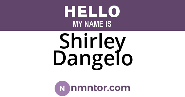 Shirley Dangelo
