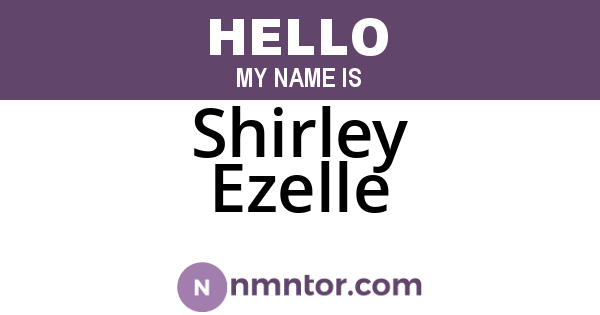 Shirley Ezelle