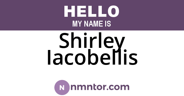 Shirley Iacobellis
