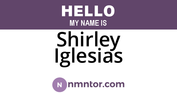 Shirley Iglesias