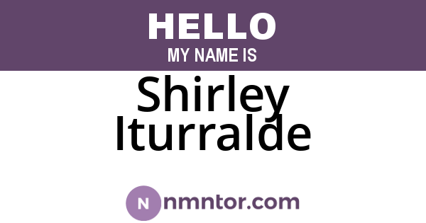 Shirley Iturralde